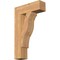 Ekena Millwork Funston Block Smooth Bracket, Western Red Cedar, 5 1/2"W x 20"D x 32"H BKT06X20X32FST05SWR - alternate 1